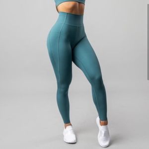 Alphalete Alphalux Pocket Legging Teal Blue